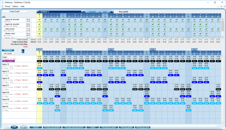logiciel planning securite withtime securite