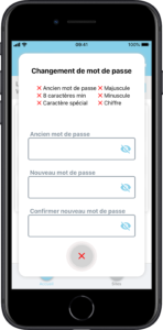 mot de passe application